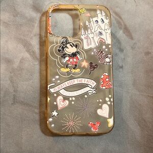 Disney Mickey Mouse iPhone Case - Gold and Multicolor